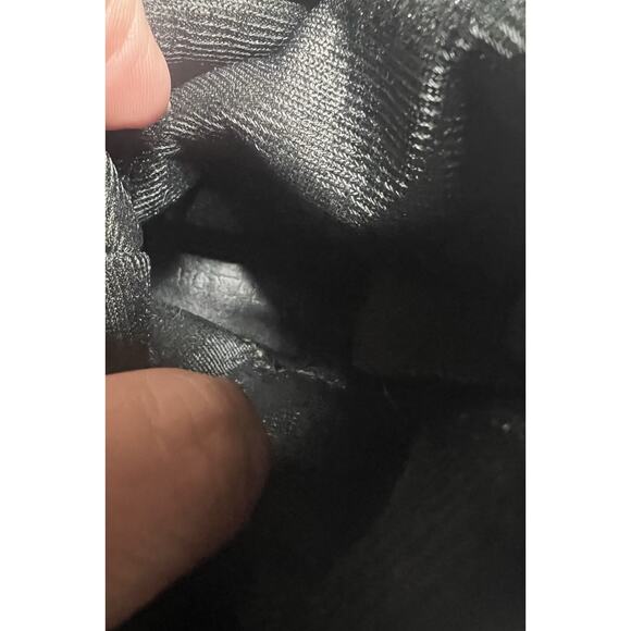 Botalino Women's Size 7.5 M Black Nubuck Leather Mid Calf Boots Pull On Low Heel - Picture 9 of 9